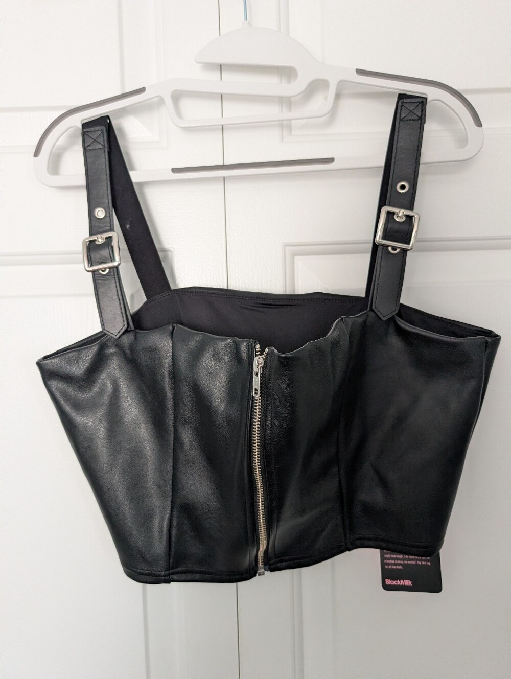 Black Milk Zip Up Crop